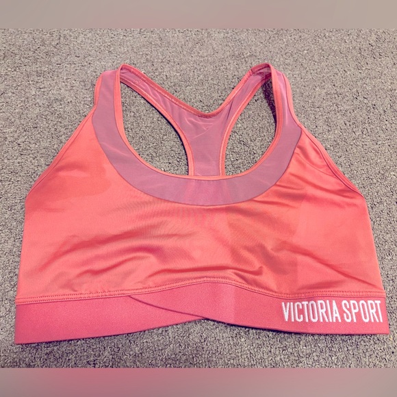 Victoria's Secret Victoria Sport The Player Racerback sports Bra Mesh M - Picture 1 of 3